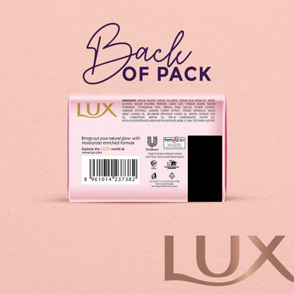 Lux - Rose Glow Soap Bar Pink - 100g