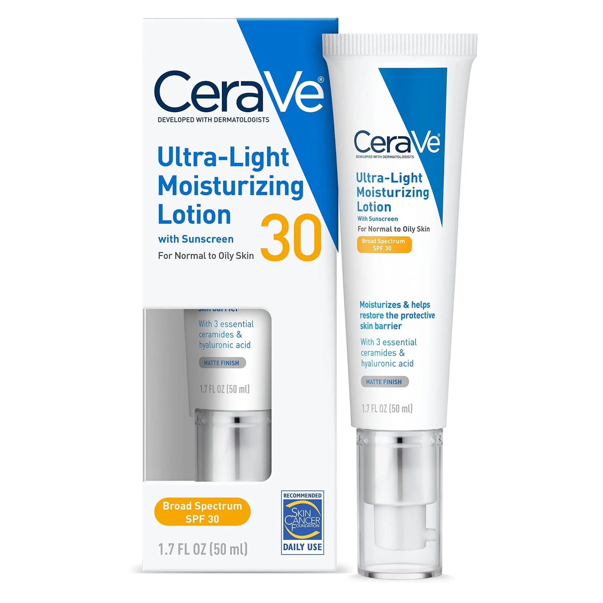 Cerave Ultra Light Moisturizing Lotion Spf30 1.7Oz/50Ml - Highfy.pk