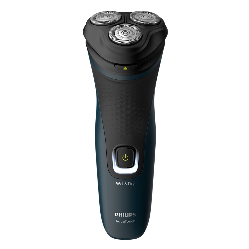 Philips - Shaver series 1000 Wet or Dry electric shaver S1121/40