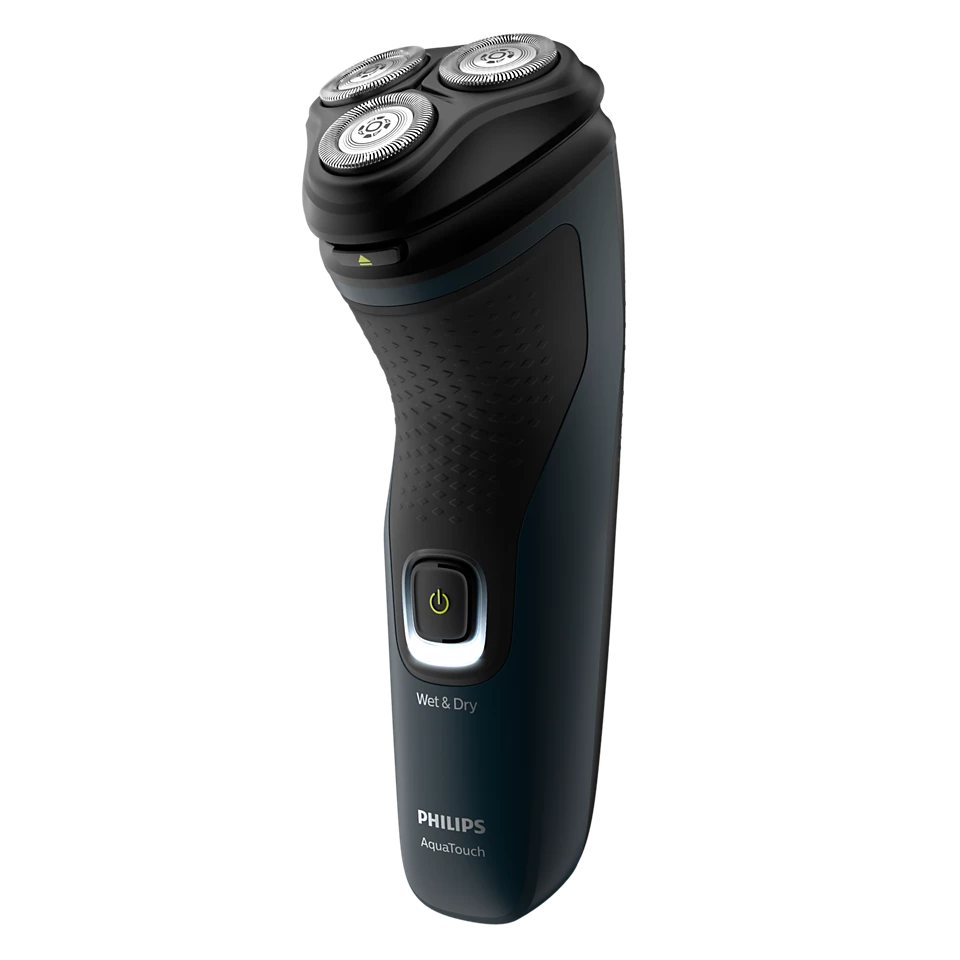 Philips - Shaver series 1000 Wet or Dry electric shaver S1121/40