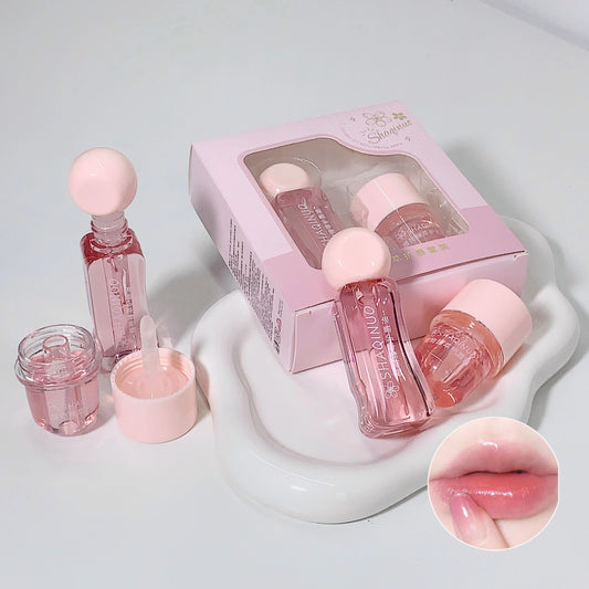 Shaqinuo - Plant Extraction Lip Care Set (S872)