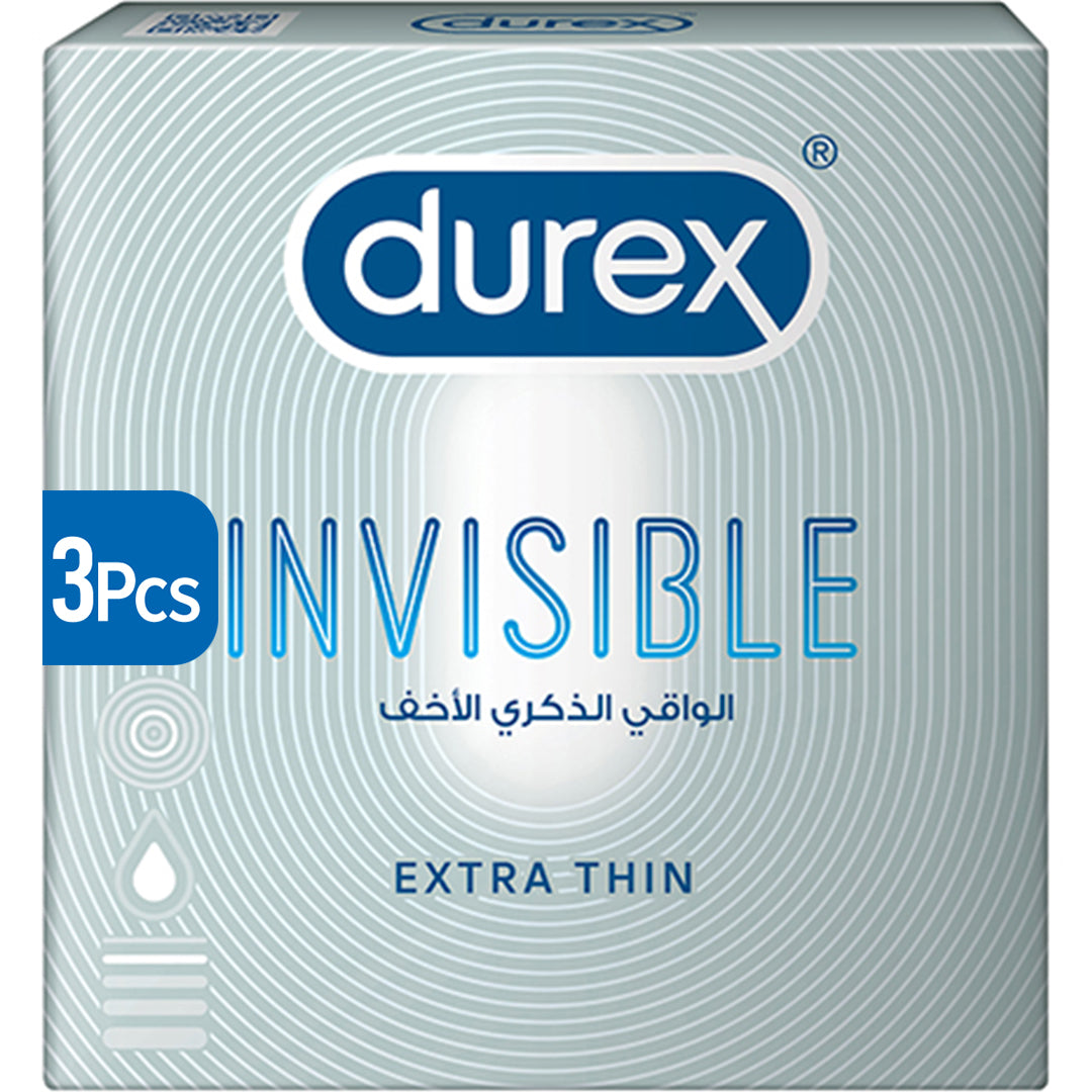 Bundle - Durex - Condoms 3s feather lite + Durex Condom Invisible 3'S