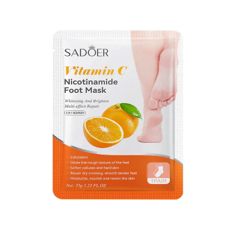 Sadoer - 5 in 1 Nourish Vitamin C Nicotinamide Foot Mask - 35G