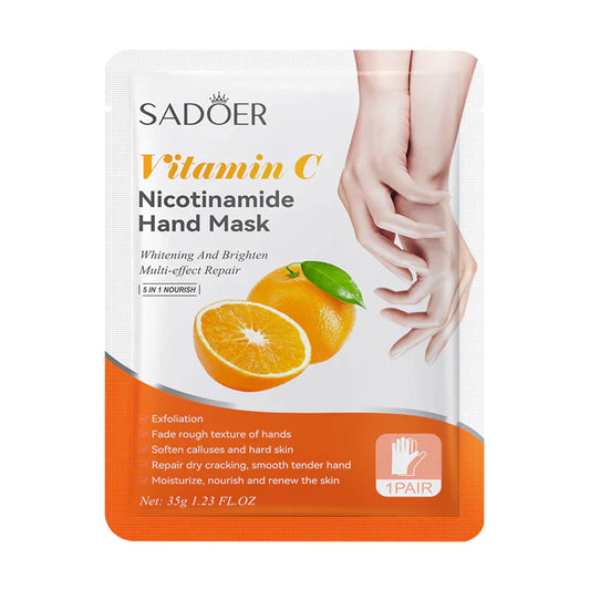 Sadoer - 5 in 1 Nourish Vitamin C Nicotinamide Hand Mask - 35G