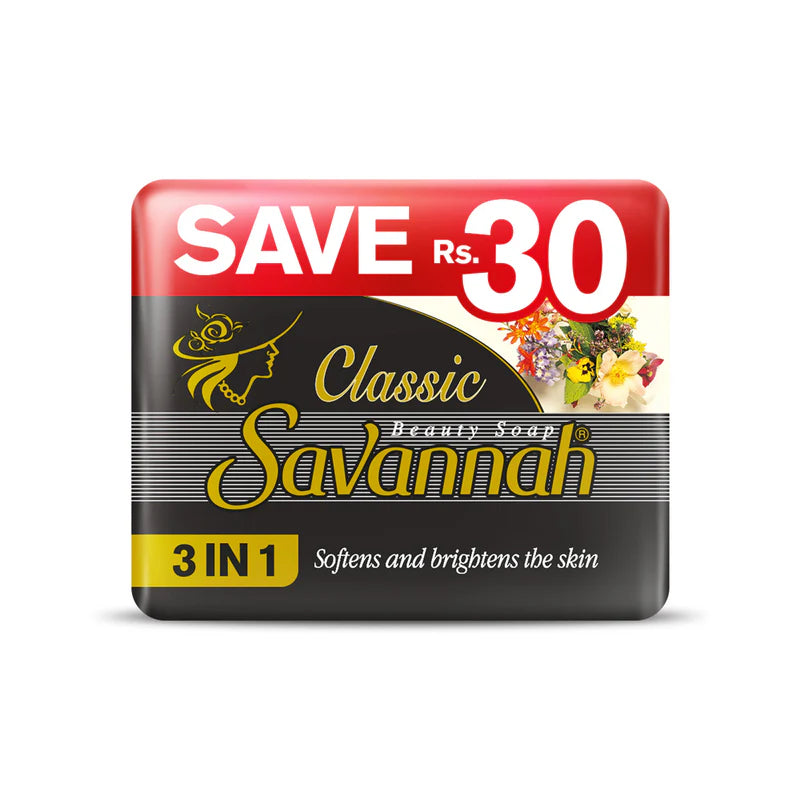 Savannah - Trio Pack Classic Bar Soap 3X125 Gm