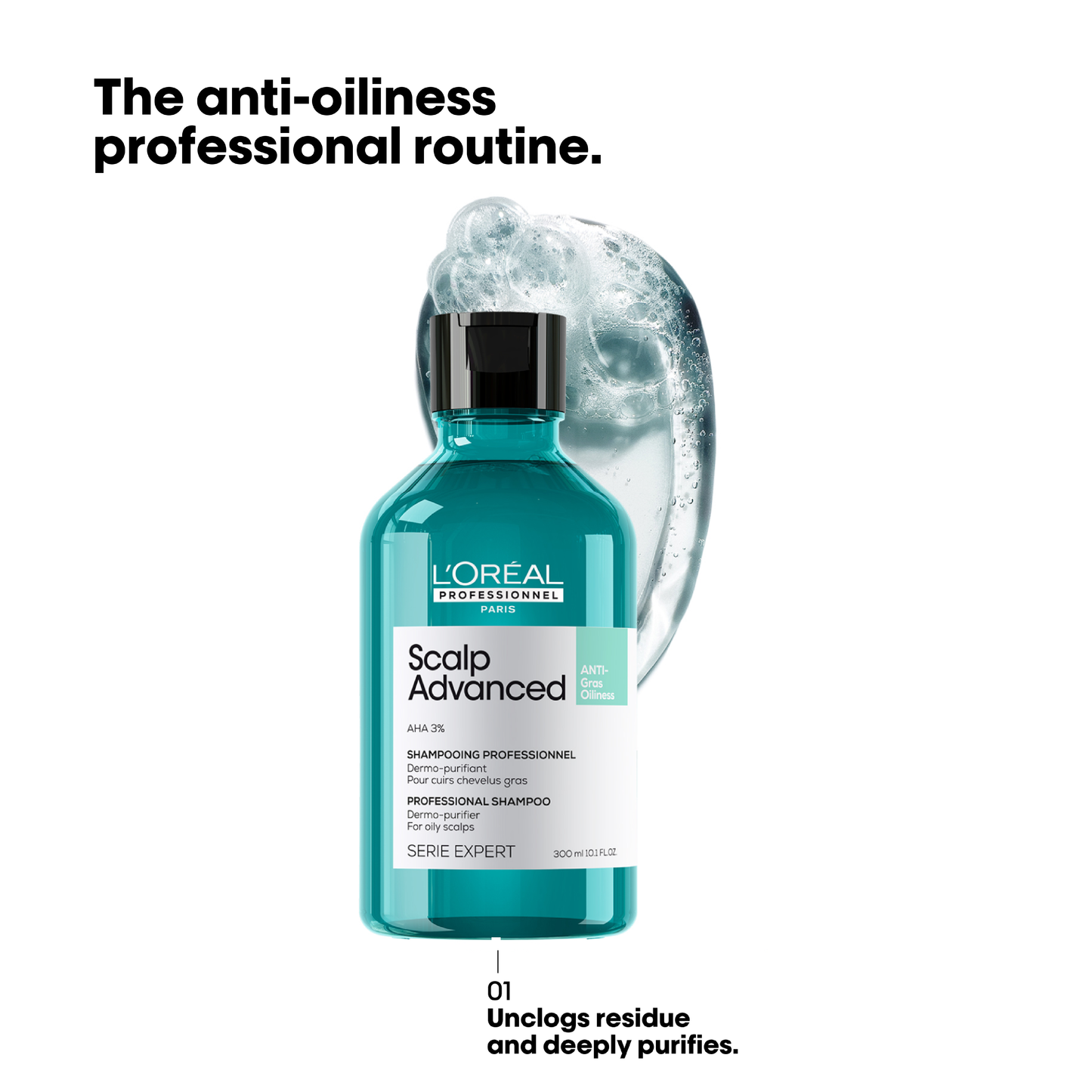 L'Oreal Professional - Serie Expert Scalp Advance Shampoo 300 ML - For Oily Scalp