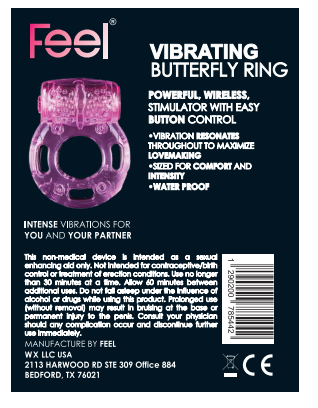 Feel - Vibrating Butterfly Ring USA