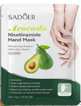 Sadoer - 5 in 1 Nourish Avocado Nicotinamide Hand Mask - 35G