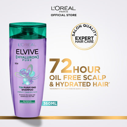 L'Oreal Paris Elvive Hyaluron Pure Shampoo 360Ml