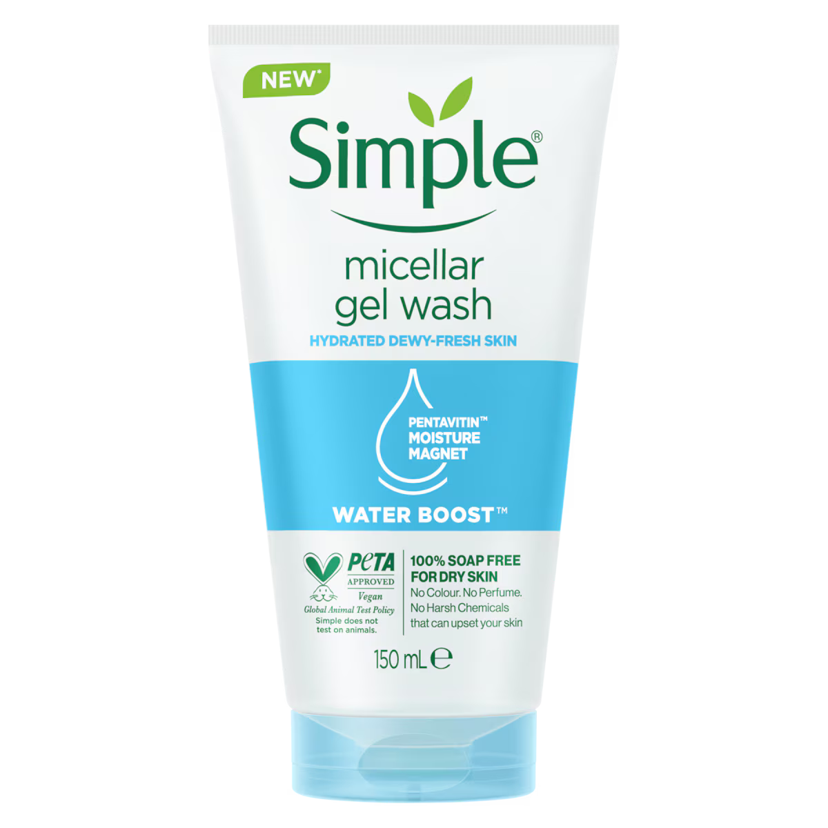 Simple Face Wash Micellar Water Boost Gel Wash 150Ml
