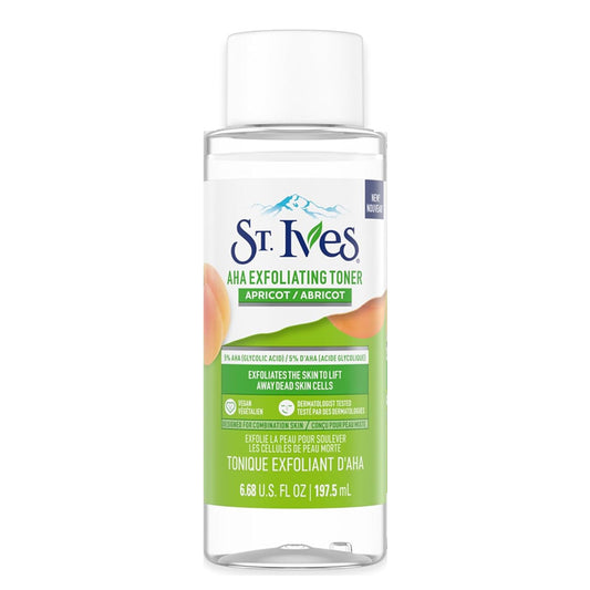 St. Ives Aha Exfoliating Toner Apricot 6.68Oz/197.5Ml