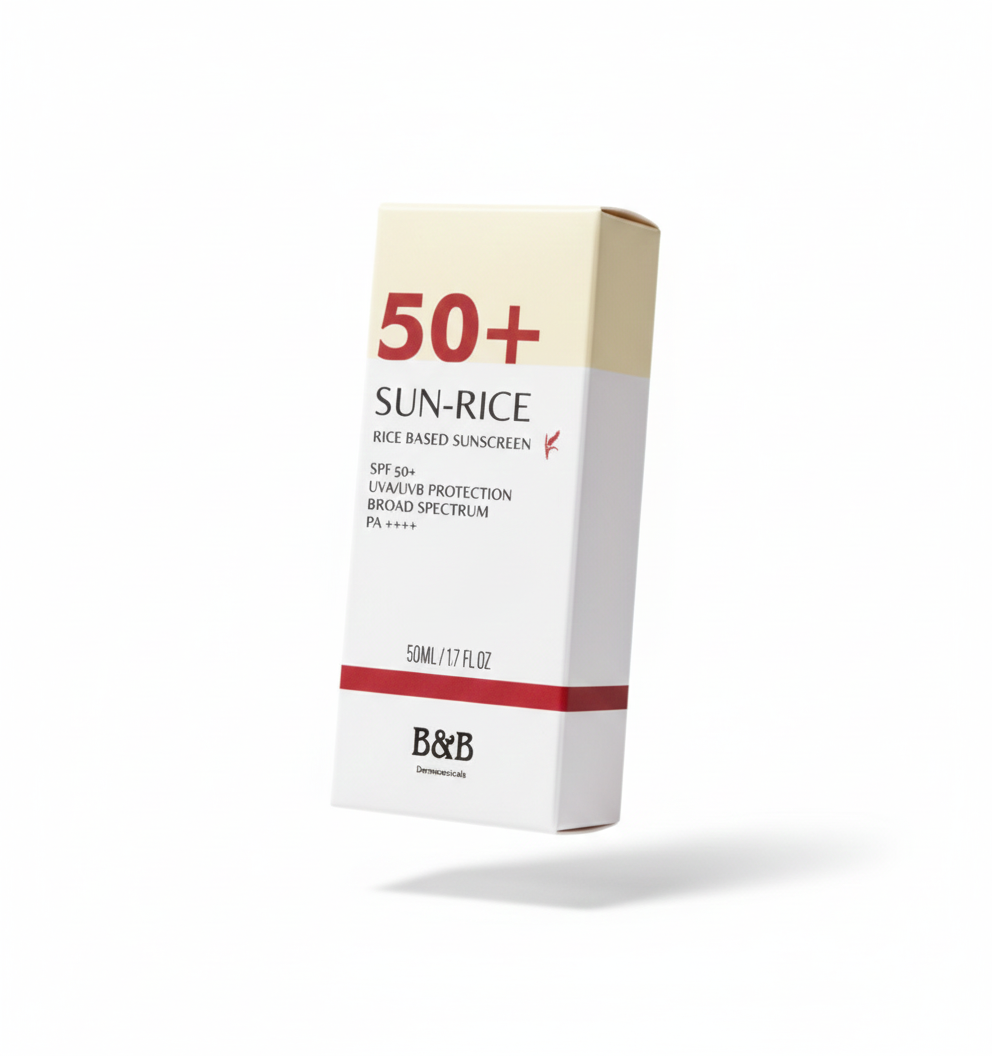B&B Derma - Sun-Rice 50+ Rice Based Mineral Sunscreen