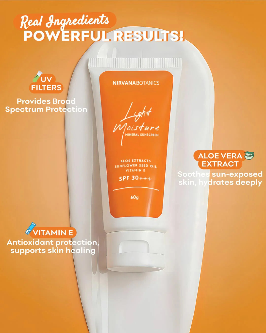 Nirvana Botanics - Light Mineral Sunscreen SPF 30+++
