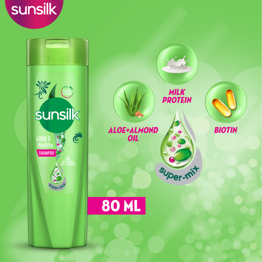 Sunsilk Long & Healthy Shampoo 80Ml