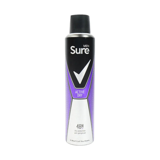 Sure A/P Spray Men Active Dry 200Ml