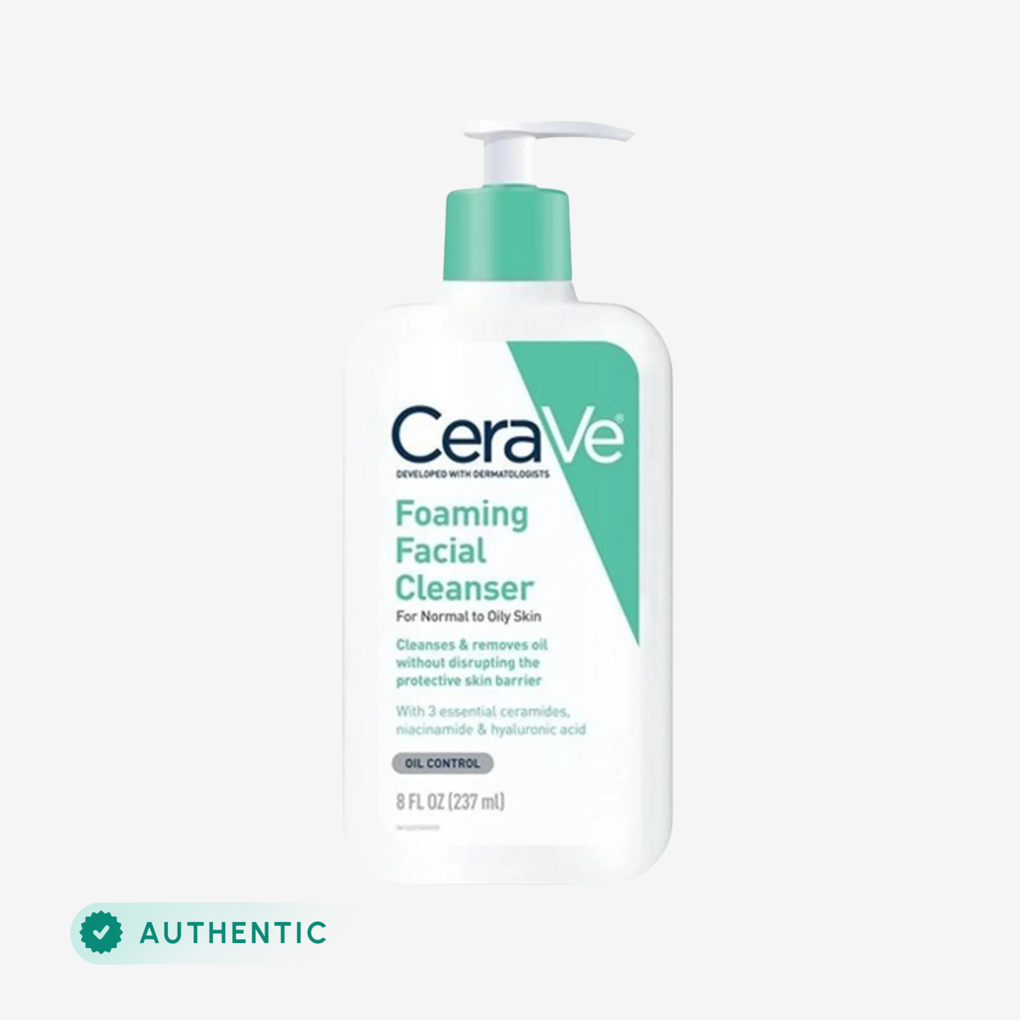 Cerave Foaming Facial Cleanser Oil Control 8Oz/237Ml