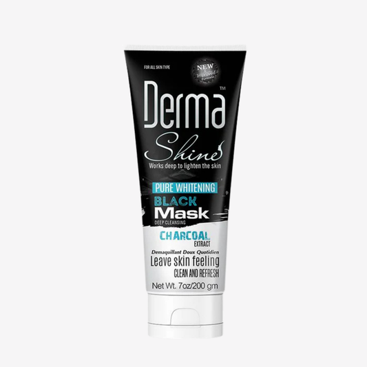 Derma Shine Charcoal Peel Off Black Mask