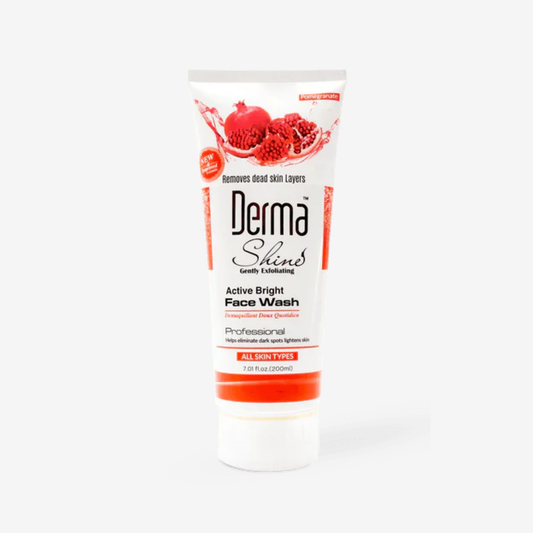 Derma Shine Gently Exfoliating Active Bright Face Wash 200Gm