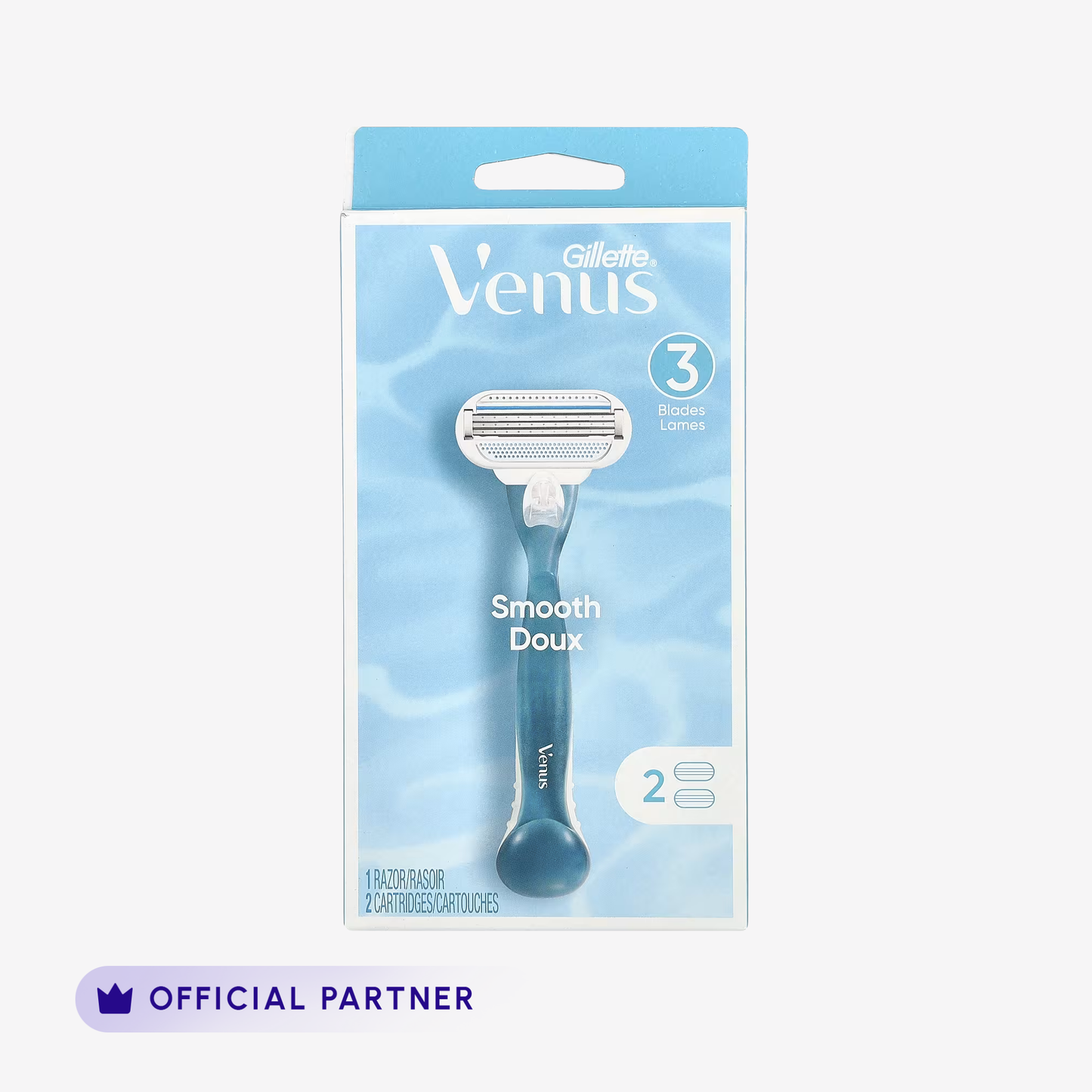 Gillette Venus Smooth Razor 1'S 2 Up