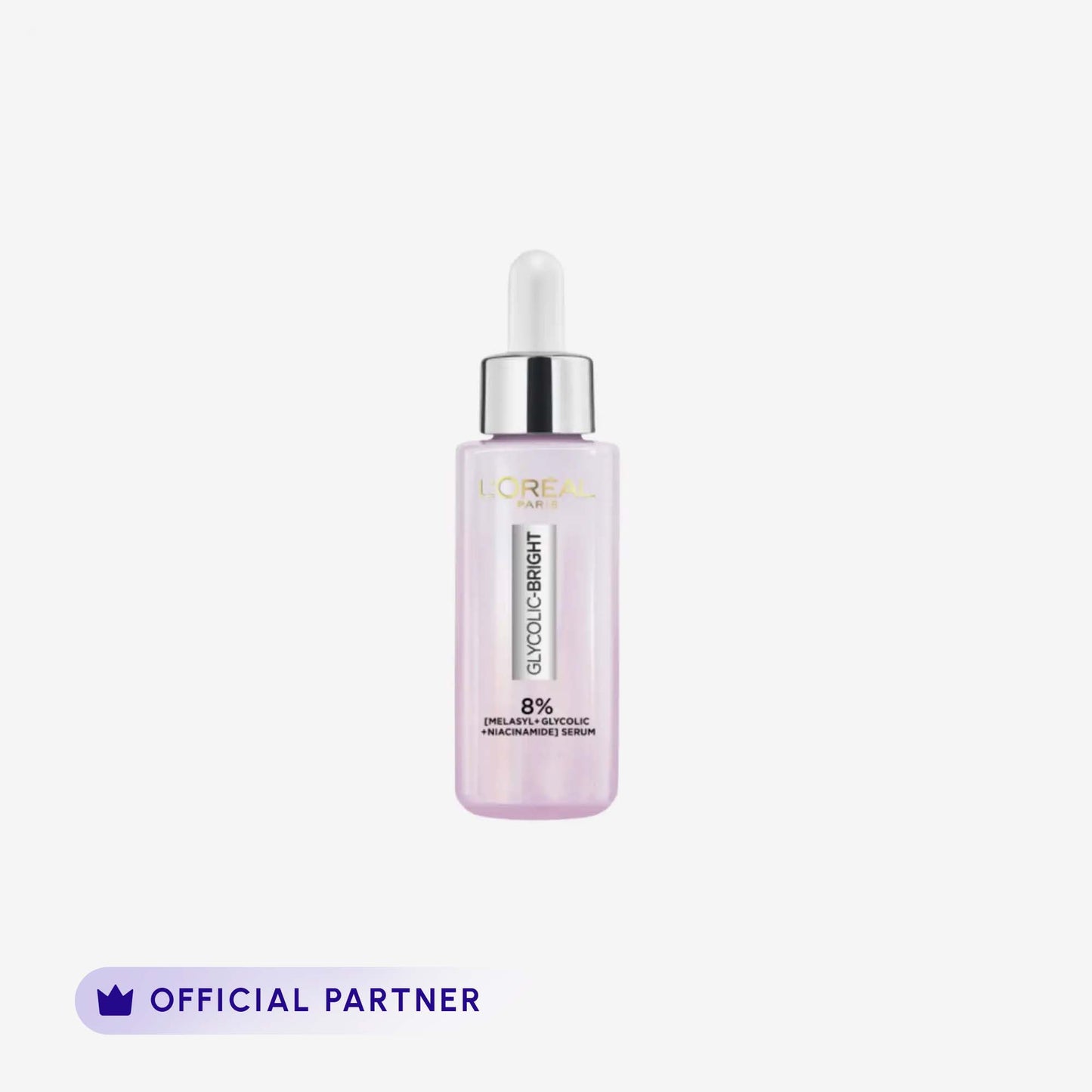 FOC - L'Oreal Paris - Glycolic Bright Instant Glowing Face Serum - 15Ml