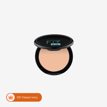 Maybelline Fit Me Matte & Poreless Compact Powder 120 Classic Ivory 6Gm