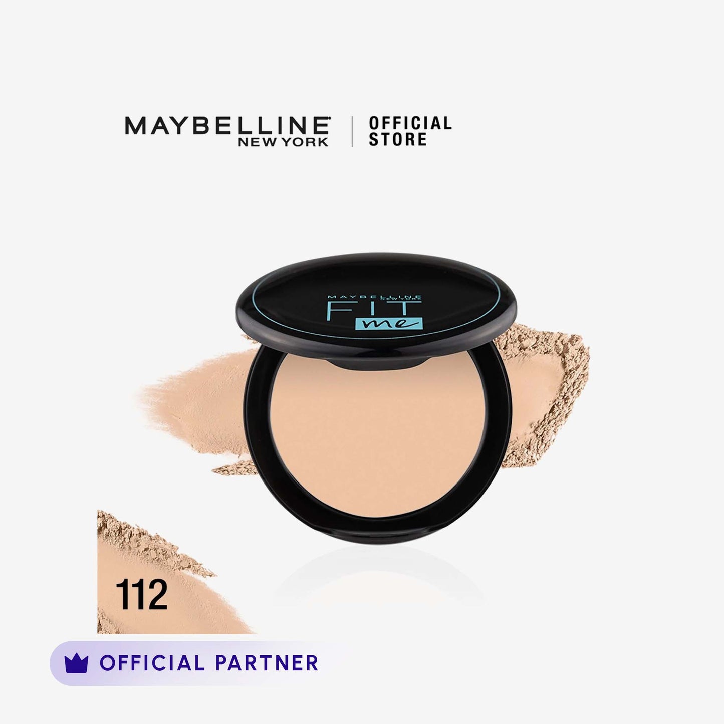 Maybelline New York Fit Me Matte & Poreless Compact Powder - 112 Natural Ivory