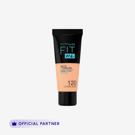 Perfect Deal - Maybelline - Fit Me Matte + Poreless Liquid Foundation - 18ml - 120 Classic Ivory