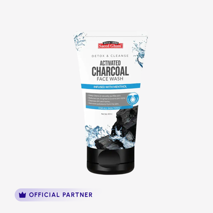 Saeed Ghani - Activated Charcoal Face Wash - Detox & Cleanse