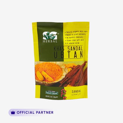 Saeed Ghani - Khas Sandal Ubtan Powder Pouch 100Gm