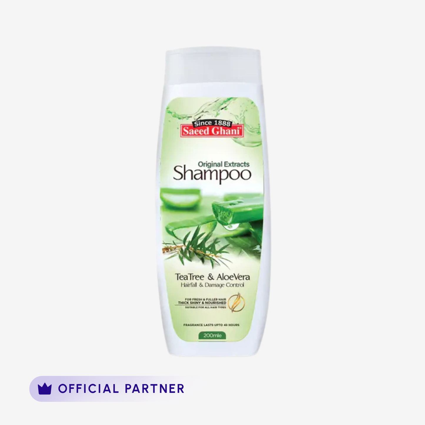Saeed Ghani - Tea Tree & Aloe Vera Shampoo 200Ml
