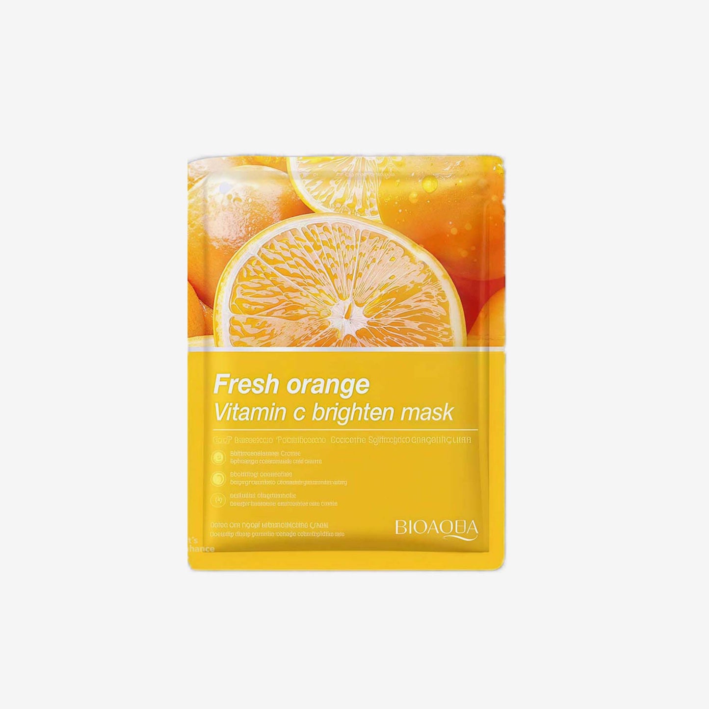 Bioaqua Fresh Orange Vitamin C Brighten Facial Mask 25G - 1 PC
