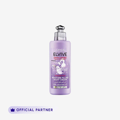 L'Oreal Paris - Elvive Hyaluron Moisture - Moisture Filling Night Cream - 200 ml