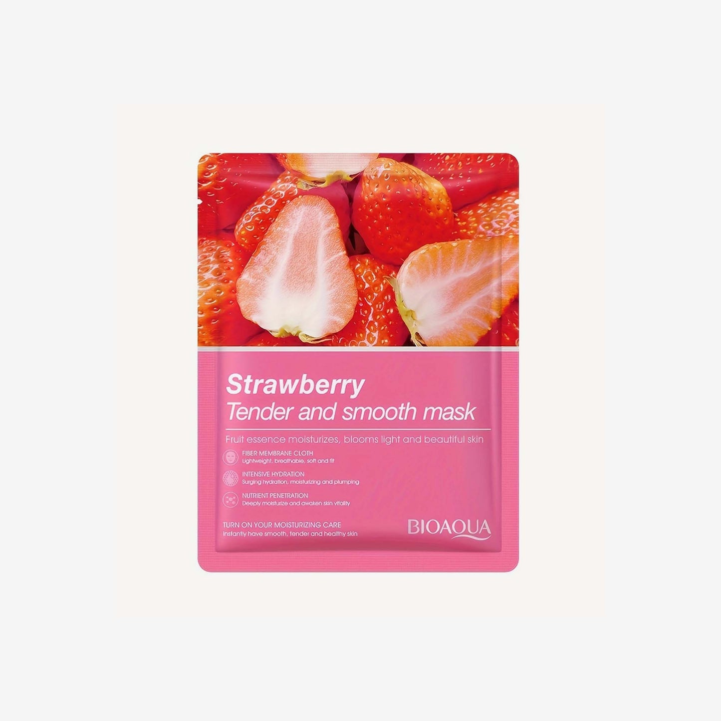 Bioaqua Strawberry Facial Mask - 1 PC