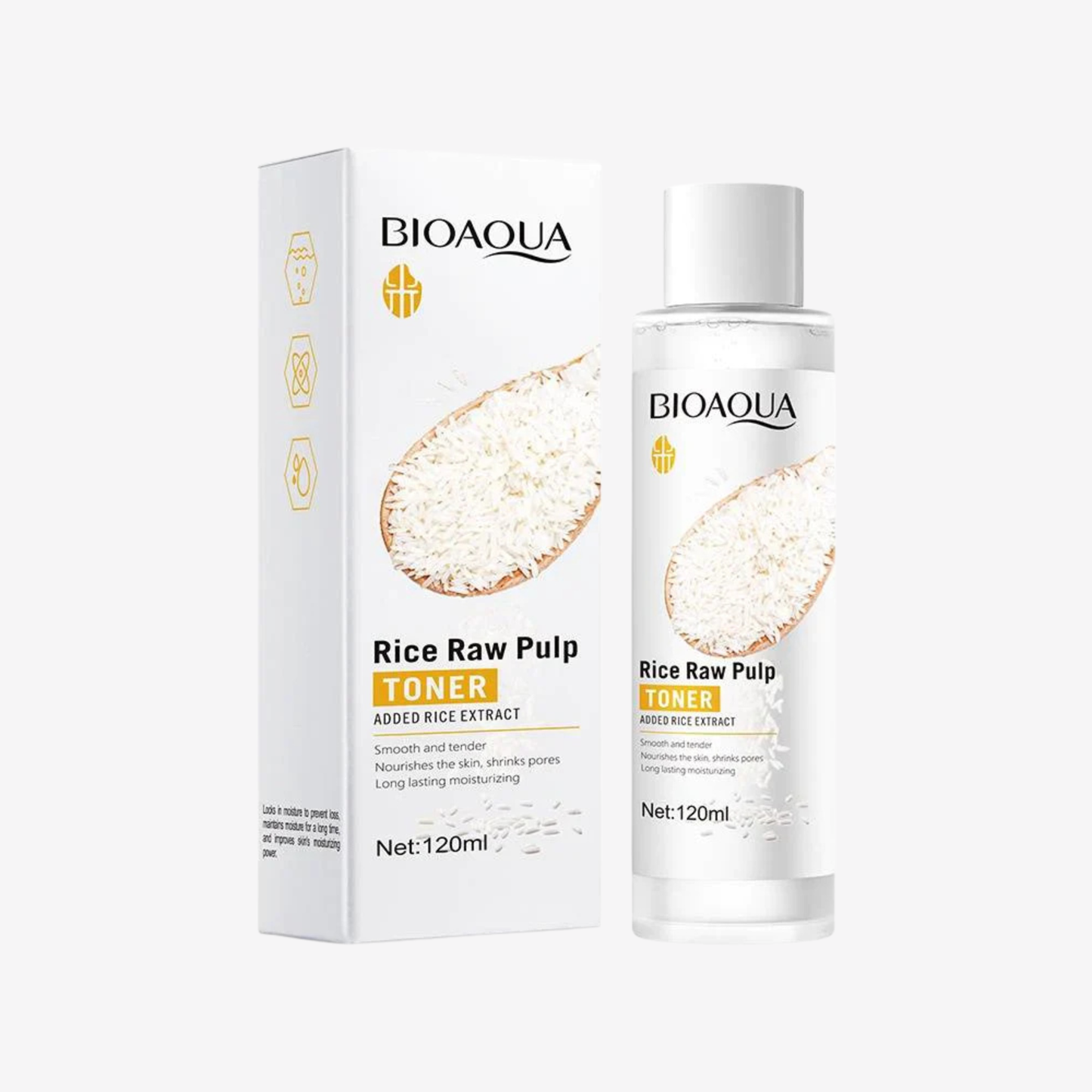 Bioaqua Rice Raw Pulp Toner 120Ml