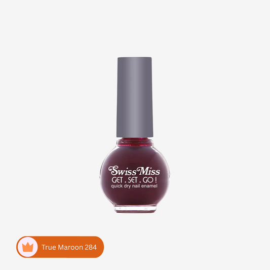 Swiss Miss - Get Set Go Nail Polish 284 - True Maroon