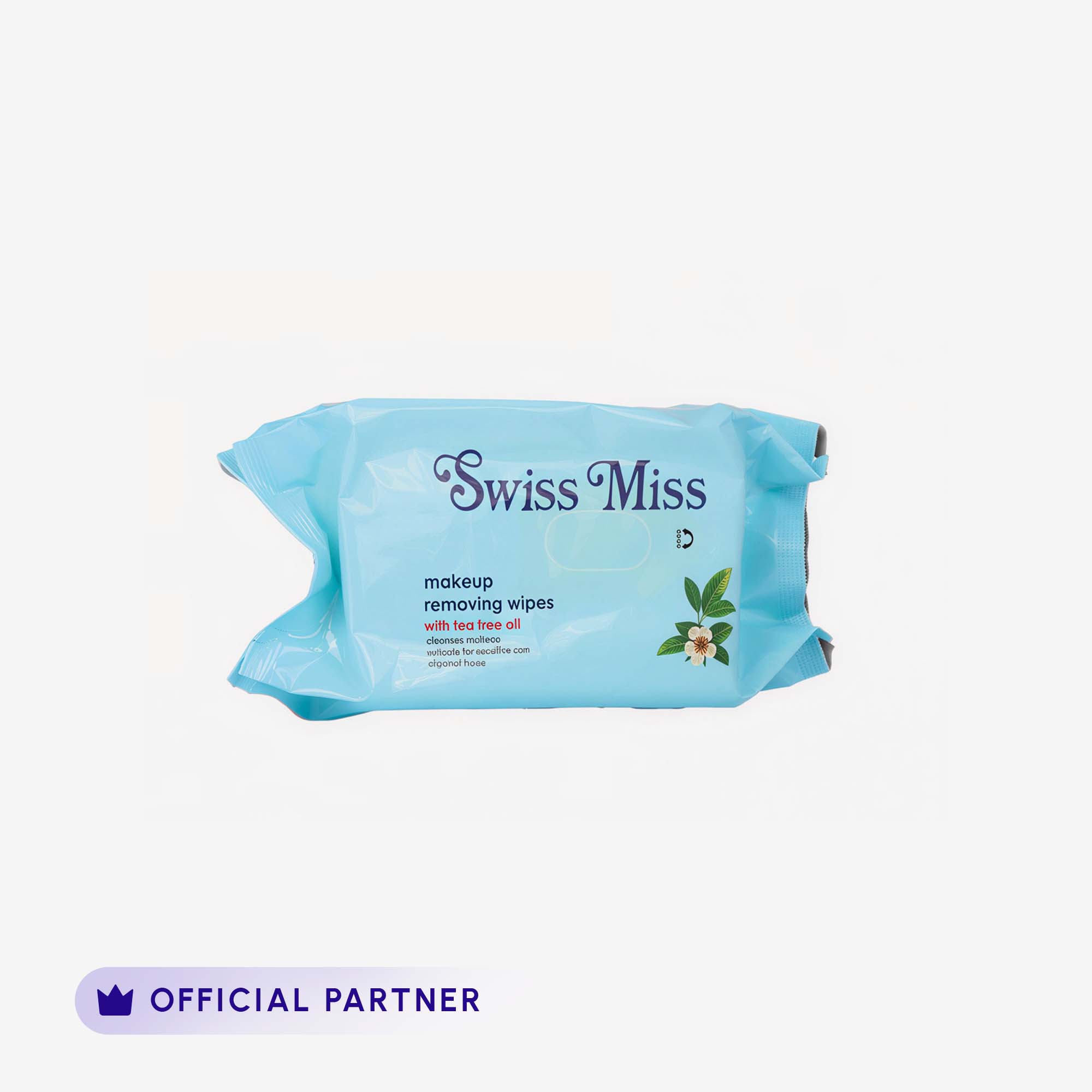 Swiss Miss - Makeup Remover Wipes With Tea Tree Oil 60 Pcs