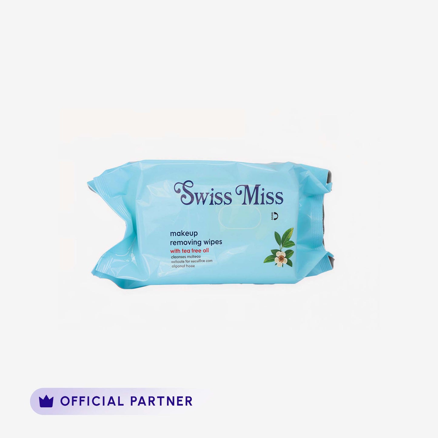 Swiss Miss - Makeup Remover Wipes With Tea Tree Oil 60 Pcs
