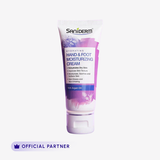 Saniderm Hand And Foot Moisturizing Cream With Argan Oil