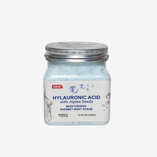 Wokali Hyaluronic Acid With Jojoba Seeds Body Scrub 350Ml