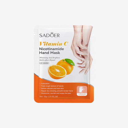 Sadoer - 5 in 1 Nourish Vitamin C Nicotinamide Hand Mask - 35G