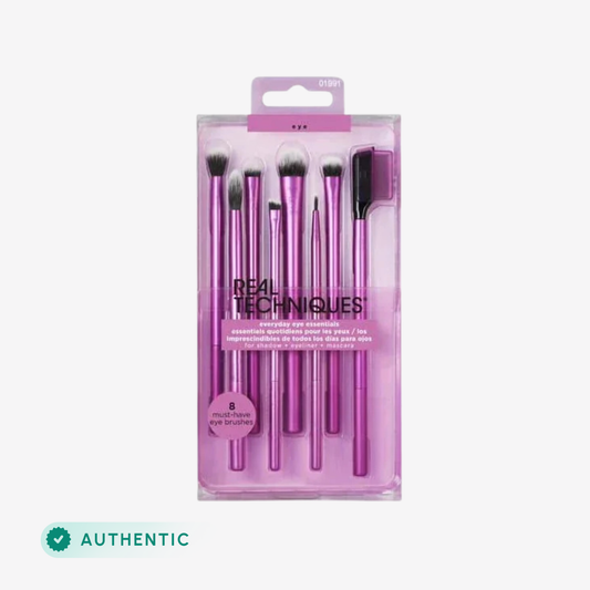 Real Techniques Everyday Eye Essentials Makeup Brush Kit 8's