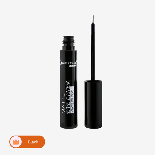 Glamorous Face - Matte Waterproof Eyeliner - Black