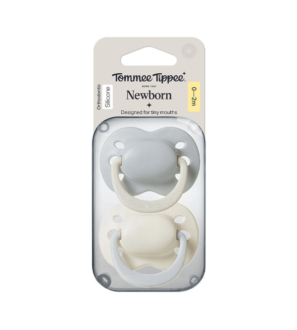 Tommee Tippee - Newborn Silicone Soother 0-2m Boy - Pack of 2 - TT 433659