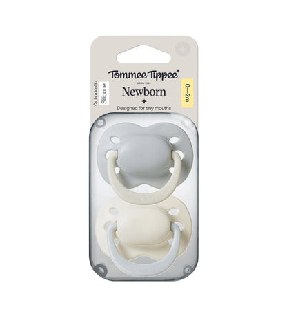 Tommee Tippee - Newborn Silicone Soother 0-2m Boy - Pack of 2 - TT 433659