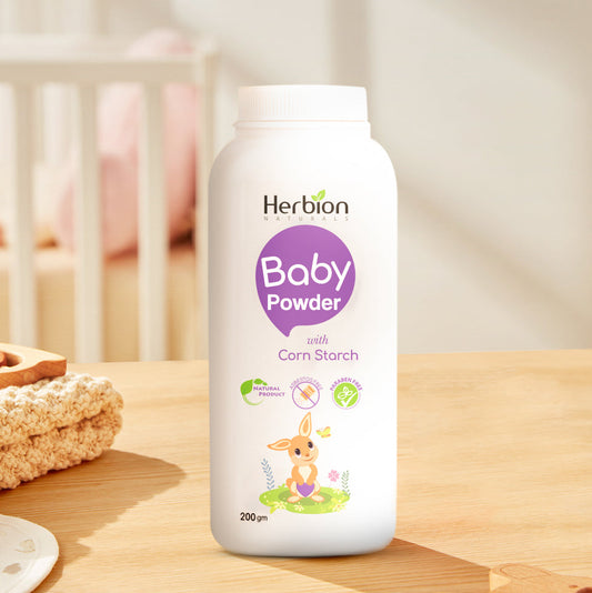 Herbion - Talc-Free Baby Powder with Corn Starch - 200g