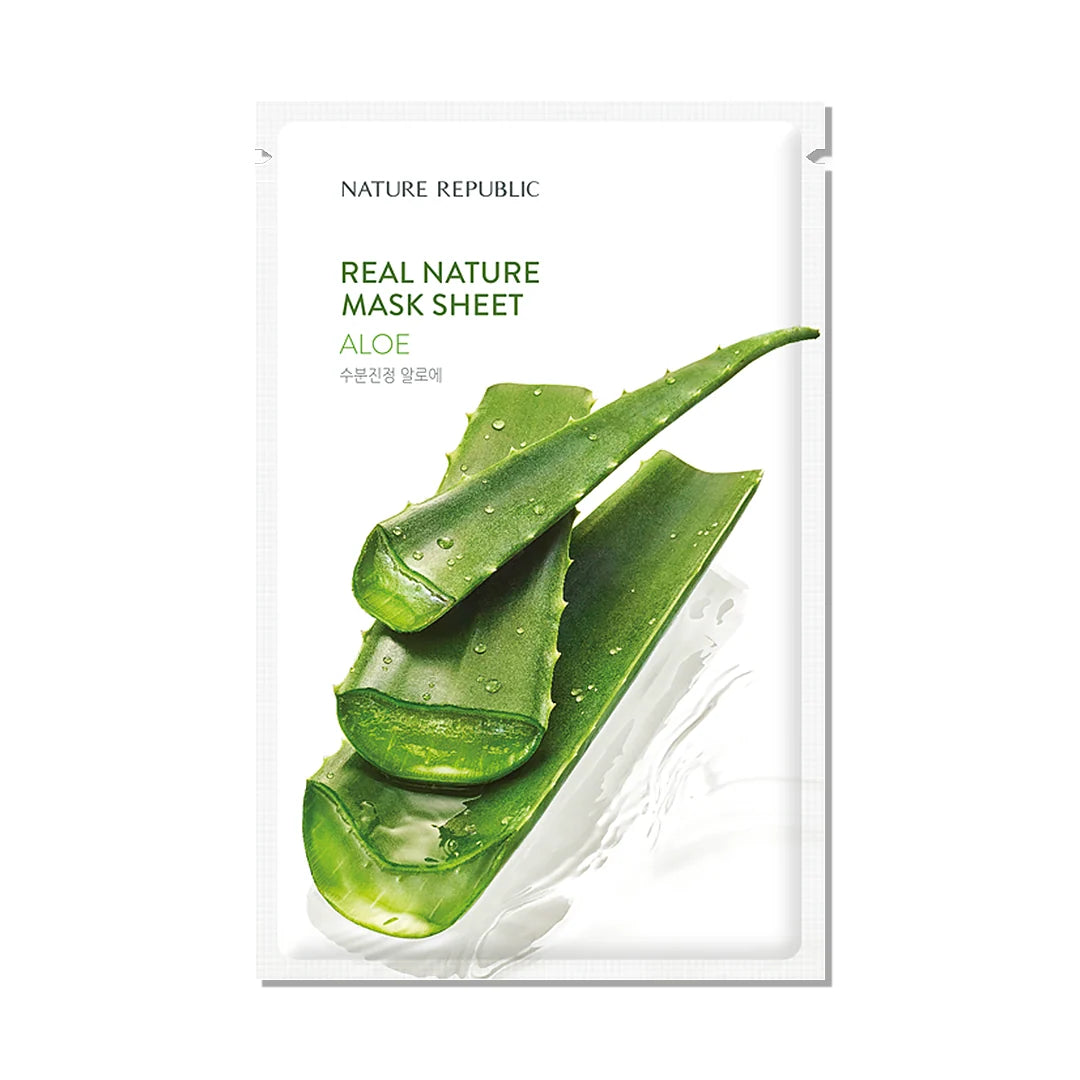 Nature Republic - Real Nature Sheet Mask Aloe - 23ml