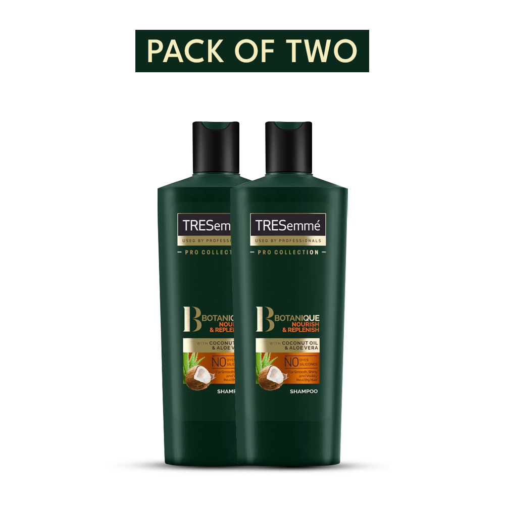 Bundle - Pack of 2 Tresemme Botanique Shampoo Nourish & Replenish - 360Ml