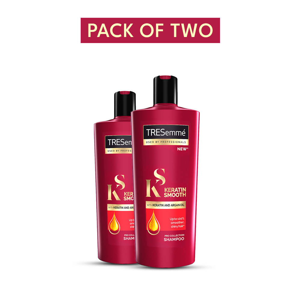 Bundle - Pack of 2 Tresemme Shampoo Keratin Smooth & Straight - 170Ml