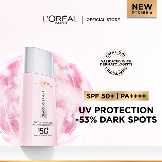 L'Oreal Skin Expert - Glycolic Bright UV Fluid SPF 50+