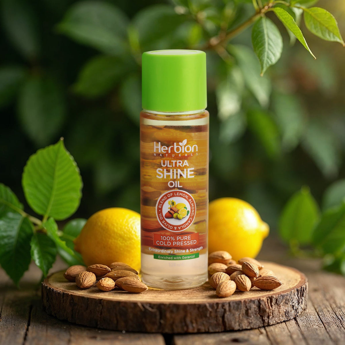 Herbion Naturals - Ultra Shine Hair Oil with Geraniol - 120ml